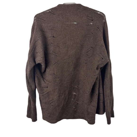 Vince Drop Needle Shrug Yak Wool Cardigan Sweater - Picture 3 of 10